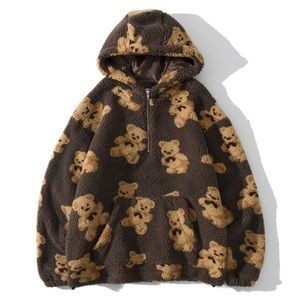 Aelfric Eden Bear Sherpa Pullover Hoodie!! 🐻